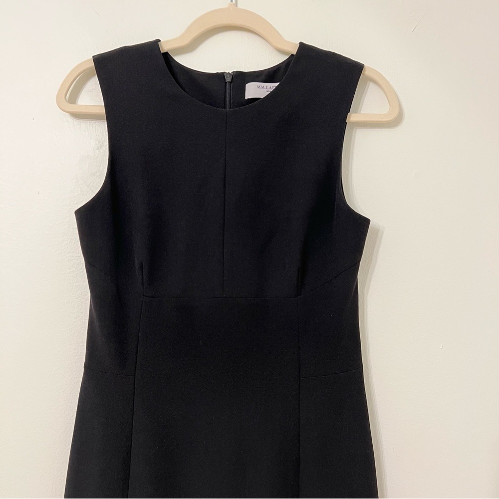 MM LaFleur New York Black Sheath Dress 4 Business Minimalist Office Classic LBD - Picture 7 of 7